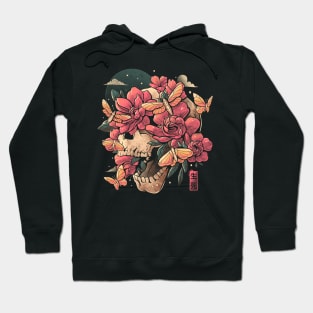 Blossom in Grave - Skull Flowers Death Gift Hoodie
